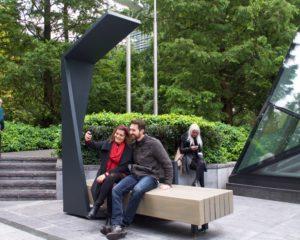 Strawberry Smart Bench