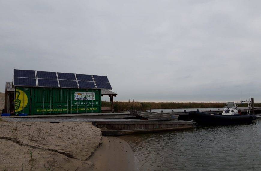 Een volledig off-grid eiland; De Markerwadden
