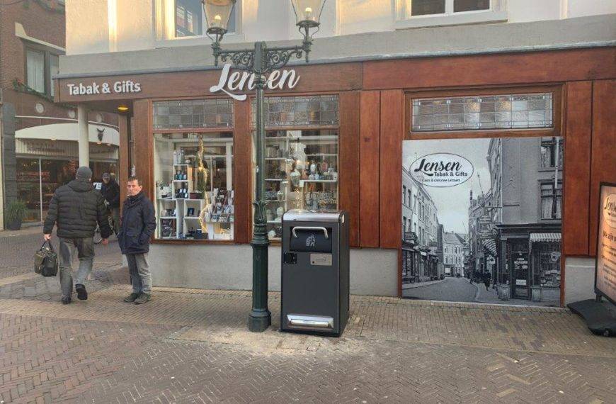 Schone straten in Venlo met slimme vuilnisbakken BigBelly
