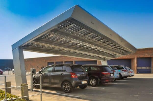 Solar parking Europese Commissie